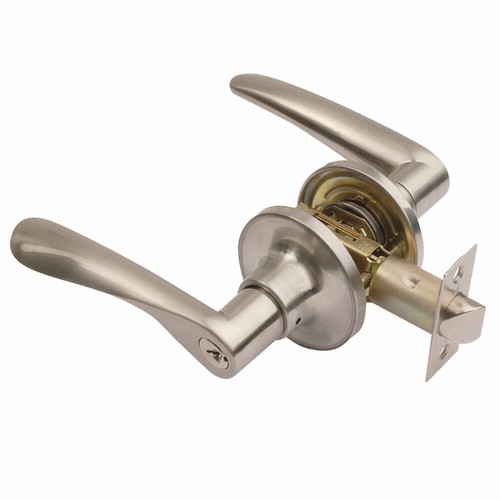 Trident Internal Door Handles Sets Lever On Rose Entrance Privacy or Passage Set - Picture 14 of 18