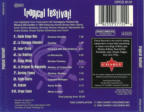 Tropical Festival From The 9th Cartagena Festival by Various Artists - CD - Imagen 2 de 2