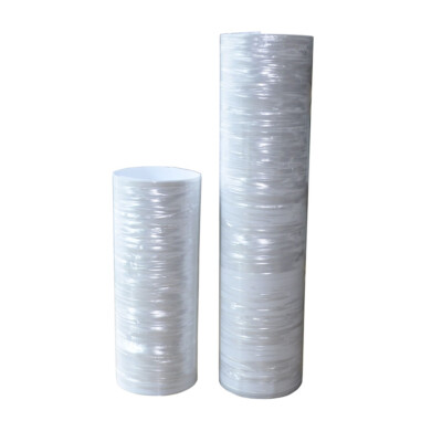 2Pcs Gauge 0.5mm White Oyster Drum Wrap Musical Instrument Deco 10x60 & 16x60''
