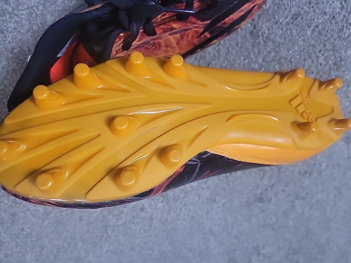 Adidas Adizero 5 Star 5.0 X Kevlar Men\'s Size 14 Football Cleats Black Orange Amazon.com | adidas Men main image 3
