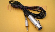25Ft XLR 3-Pin Female to 3.5mm 1/8" Mono Plug Mic Microphone Audio Cable 25'Ft
