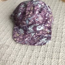 Marvel Avengers Superhero Snapback Hat Cap All Over Print Purple Comic Heros