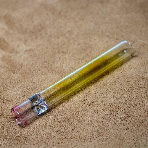 9cm / 3.5" Glass Smoking Pipe - Picture 4 of 10