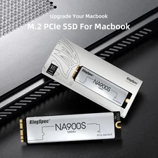 MacBook - KingSpec 512GB NVMe SSD for MacBook, Ultra-Slim M.2 PCIe Gen3x4