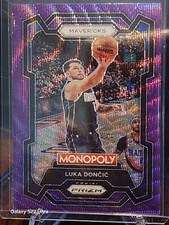 2023-24 Panini Prizm Monopoly Purple Wave Luka Doncic #22 Dallas Mavericks
