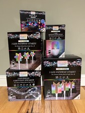Gemmy Orchestra of Lights Speaker Wifi Hub Bundle LED Lights Music Show Lot OOL