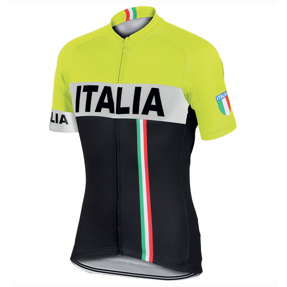 Cycling Jersey Italia Short Bike Shirt MTB Road Ride Top National
