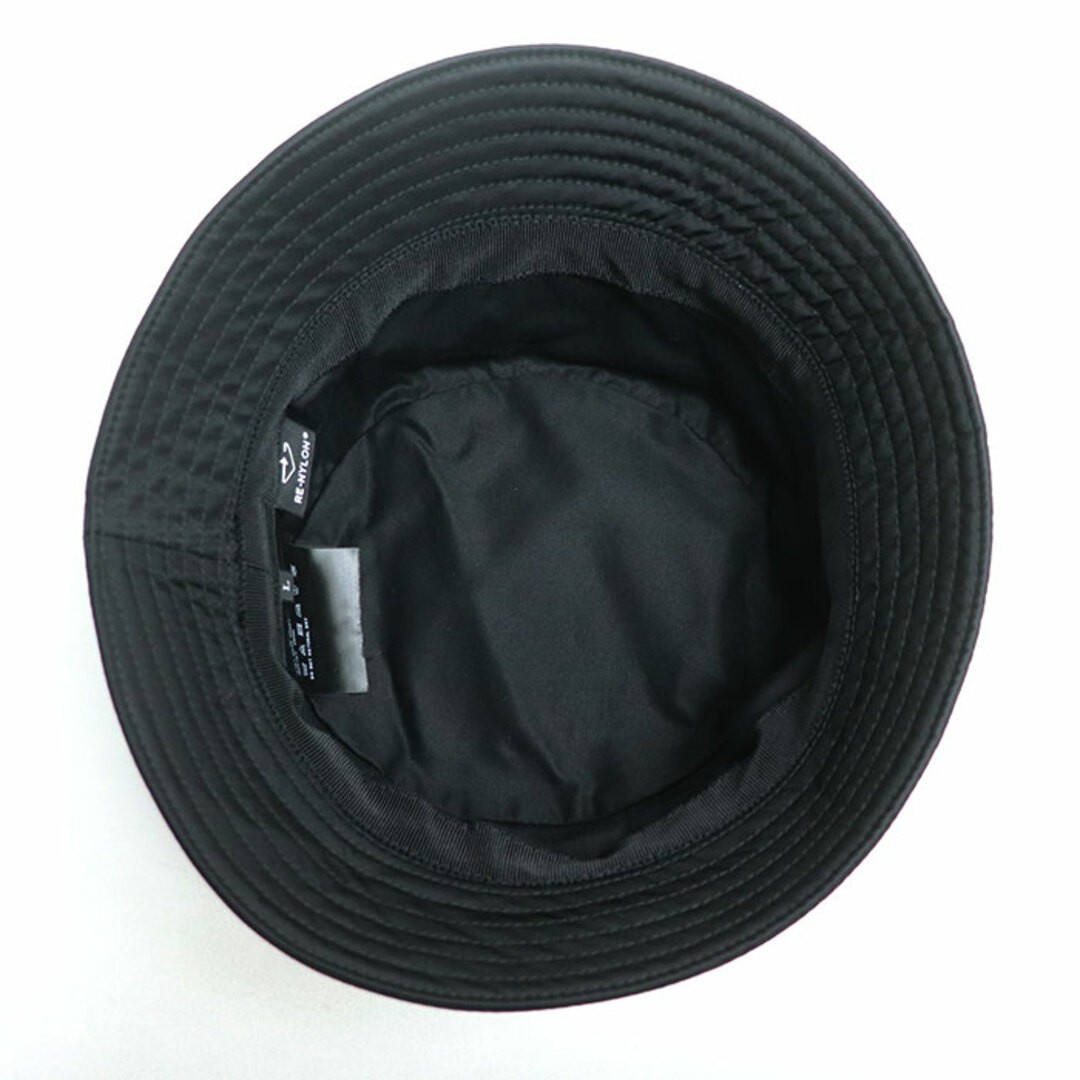 Prada Re Nylon Hat Bucket Black 2HC137 2DMI F0002 L Unisex