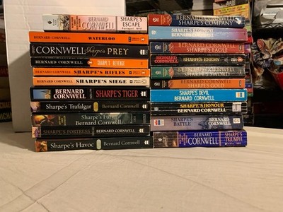 Lot 21 Richard Sharpe Series 1-21 Bernard Cornwell Paperback Sharpe's Tiger