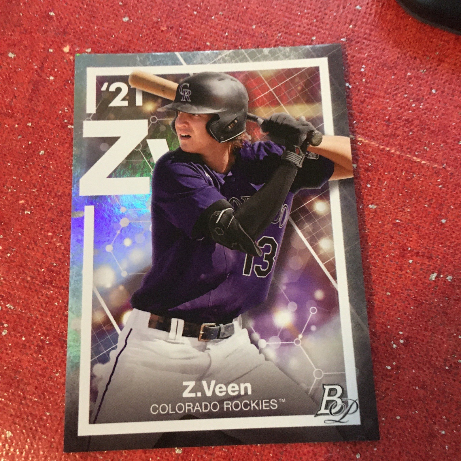 2021 Bowman Platinum - Precious Elements Zac Veen #PE-6
