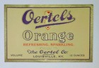 Prohibition soda label - OERTELS ORANGE - Louisville, KY — photo 1