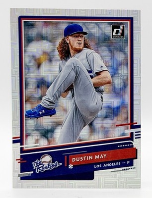 2020 Donruss The Rookies Vector Dustin May RC Los Angeles Dodgers