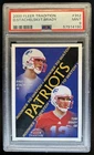2000 Fleer Tradition Dave Stachelski Tom Brady Rookie RC #352 Patriots PSA 9