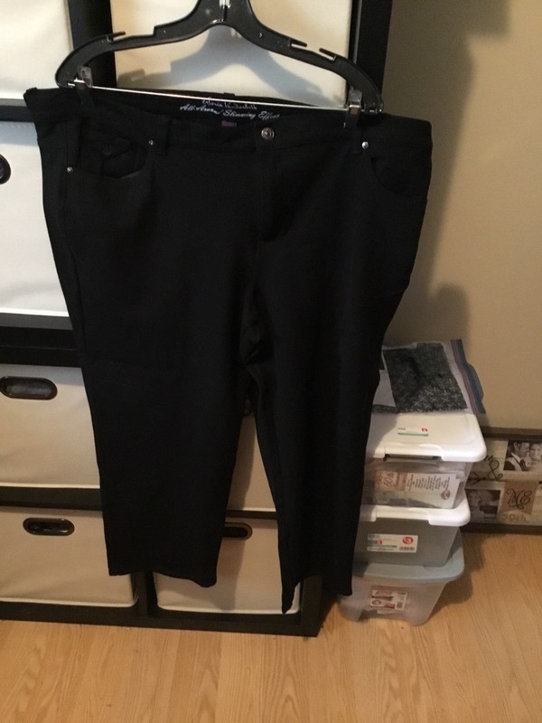Women’s Gloria Vanderbilt Amanda Pointe Pants, Size 20W Short, EUC