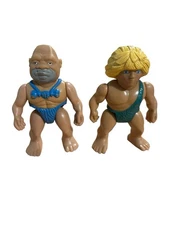 1987 Vintage Playskool Definitely Dinosaurs Caveman Action Figures