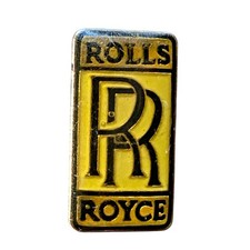 Vintage Rolls Royce Lapel Pin Pinback Clutch Automotive Luxury Car RR E657