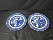 Johnson Bros 1883 Blue Willow Dinner Plates Set of 2