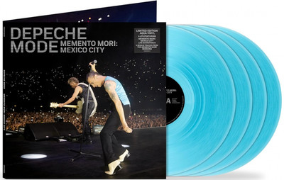 Depeche Mode - Memento Mori Mexico City + 4 Bonus Excl Aqua Blue 4 Vinyl LP  NEU
