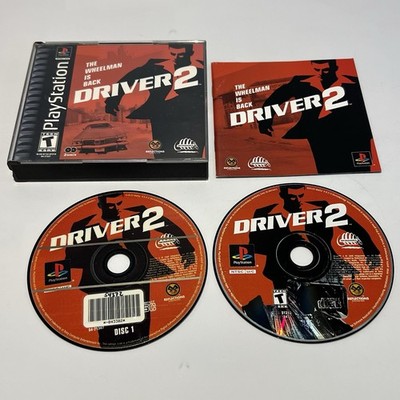 Driver 2 (PlayStation 1 PS1, 2000) CIB Complete in Box Black Label Tested