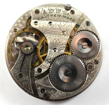 Vintage Waltham Grade 610 16s 7J Hunting Pocket Watch Movement lot.k2