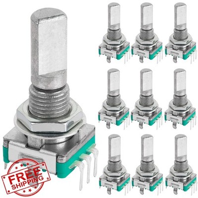 DIYhz 10pcs EC11 Rotary Encoder Digital Potentiometer Switch 20MM
