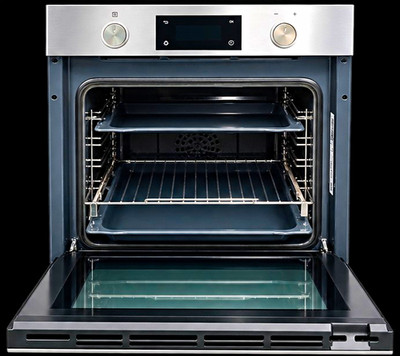 IKEA Backofen OV R01 SA autark Edelstahl/Schwarz mit Drehreglern & Touch