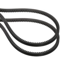 2 Pcs BX103 Rubber V-Belt, Raw Edge Cogged V Belt 0.67" Width x 103" Length