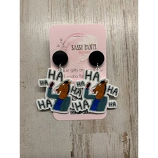 BoJack Horseman TV Show Horse Earrings NEW