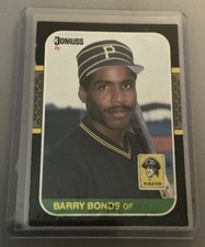 Donruss 1987 Barry Bonds #361 Pittsburgh Pirates Rookie Baseball Card. rookie card picture