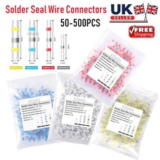 Solder Seal Heat Shrink Wire Cable Connectors Crimps Butt Joint Waterproof Kits