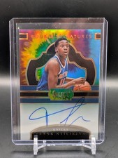 2017 Panini Select Rookie Signatures Tie-Dye Prizm /25 Frank Ntilikina Auto RC
