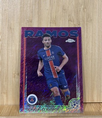 Topps Chrome UCC 2024/25 - Gonzalo Ramos Magenta Shimmer 