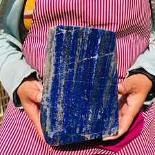 9.1LB Natural lapis lazuli quartz crystal freeform specimen mineral healing