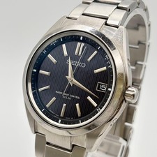 Orologio Seiko Brightz Radio Wave Solar Titanio 38mm Uomo Premium Polso 17cm