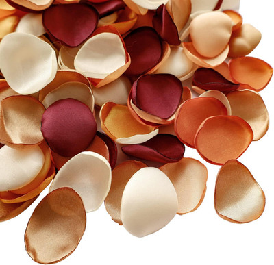 300Pcs Terracotta Rose Petals Satin Flower Petals for Wedding Flower Girl Basket