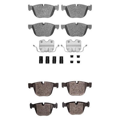 For BMW X5 07-10 R1 Concepts Optimum OEp Front & Rear Brake Pad Set