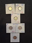 6 Beautiful Uncirculated 1962 & 64 P &D  Silver Roosevelt Dimes