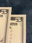 2 $5 star notes in sequential order from 2013 — photo 5