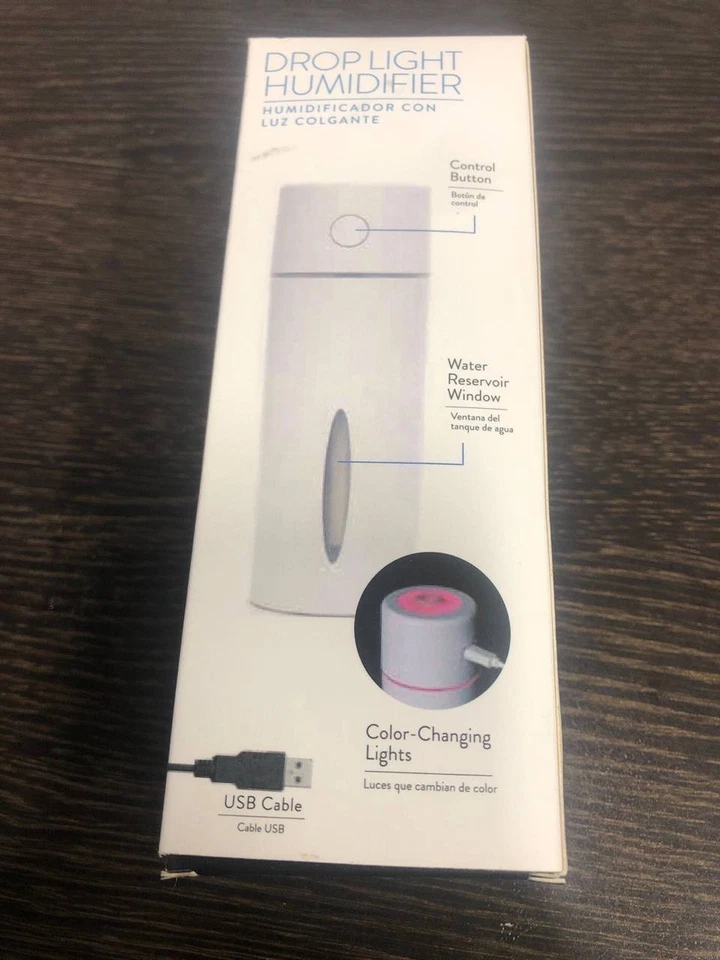 Treva Portable Mini Humidifier 150 ml Capacity, Cool Mist Ultrasonic Humidifier - Image 2 of 2