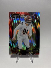 2024 Panini Select - Club Level Trey Hendrickson #298 Black & Red Shock Prizm