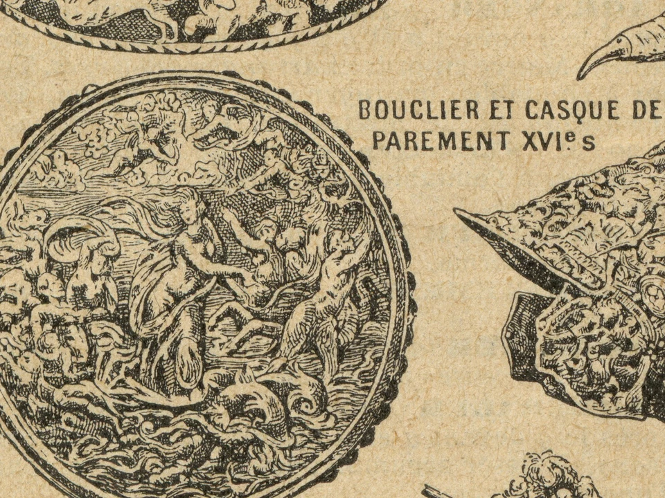 Medieval Knight Armor Poster Vintage Print – Historical Wall Art Multiple Sizes - Image 4 of 4