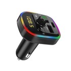 Trasmettitore FM Bluetooth con caricatore da auto USB QC 3.0 e USB-C 20W C4 nero