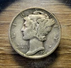 1936-P Mercury Dime - Actual Coin Shown - Free Shipping & Tracking INV#223
