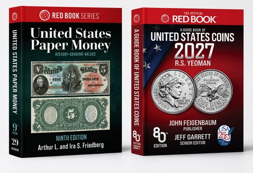 2027 New Official Red Book Guide US Coins & US Paper Money 9th Ed Catalog DEAL
