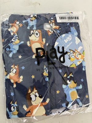 Little Sleepies Bluey Dance Mode Zippy Size 5 Dark Blue