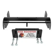 Red Rooster® Tractor & Mower Sun Shade Canopy - Mounting Clamp & Support