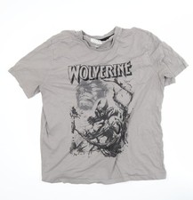 Camiseta gris Marvel talla M del Reino Unido para hombre