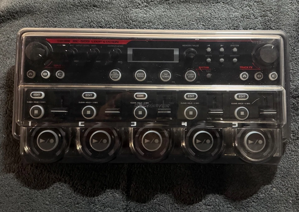 Estación de bucle Boss RC-505 con cubierta Decksaver excelente estado ¡Gran oferta!!! Foto 3 de 4