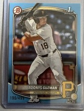 2025 Bowman Draft #BD-126 Adonys Guzman Sky Blue Border #/499