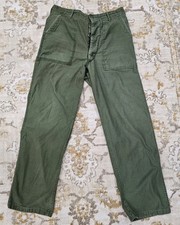 Vintage OG 107 Sateen Type 1 Pants Mens W32 x Lgth 29/30 Vietnam Button Fly